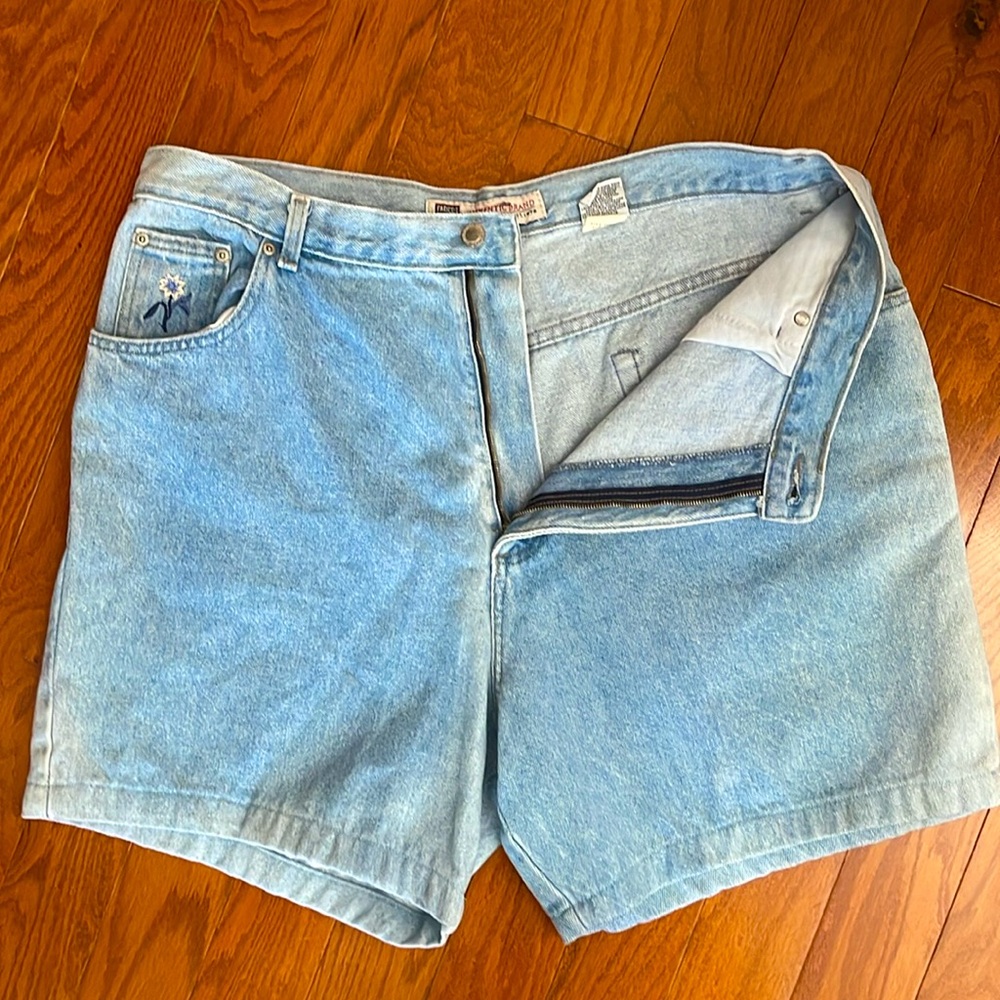 Faded Glory Women High Rise Jean Shorts‎ - Picture 7 of 14